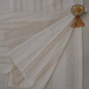 10% Linen 90% Polyester Curtain Fabric